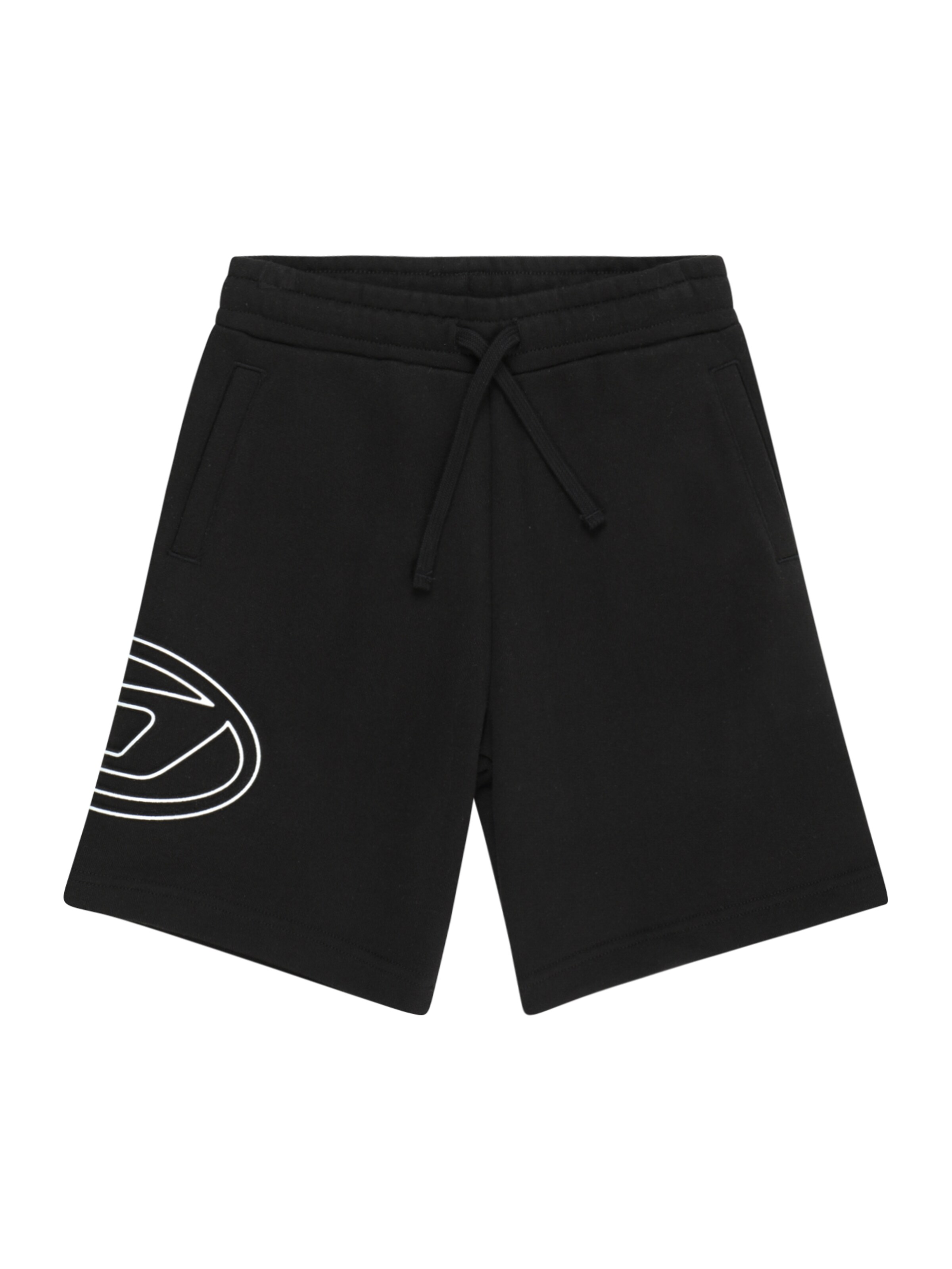 DIESEL - Calças em preto: frente