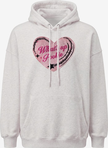 Sweat-shirt MYMO en blanc : devant