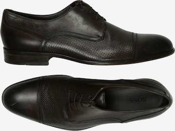 BOSS Black Halbschuh 41 in Braun: Vorderseite