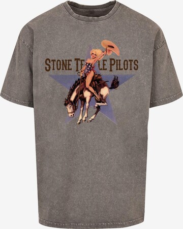 Merchcode T-Shirt 'Stone Temple Pilots - Cowgirl' in Grau: predná strana