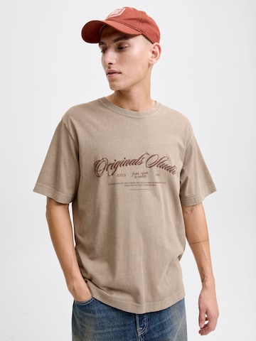JACK & JONES - Camiseta en marrón