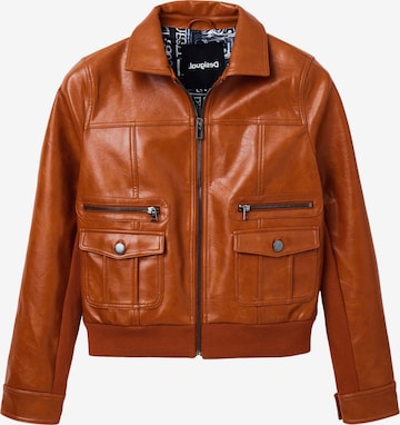 Desigual Between-Season Jacket in Brown: front