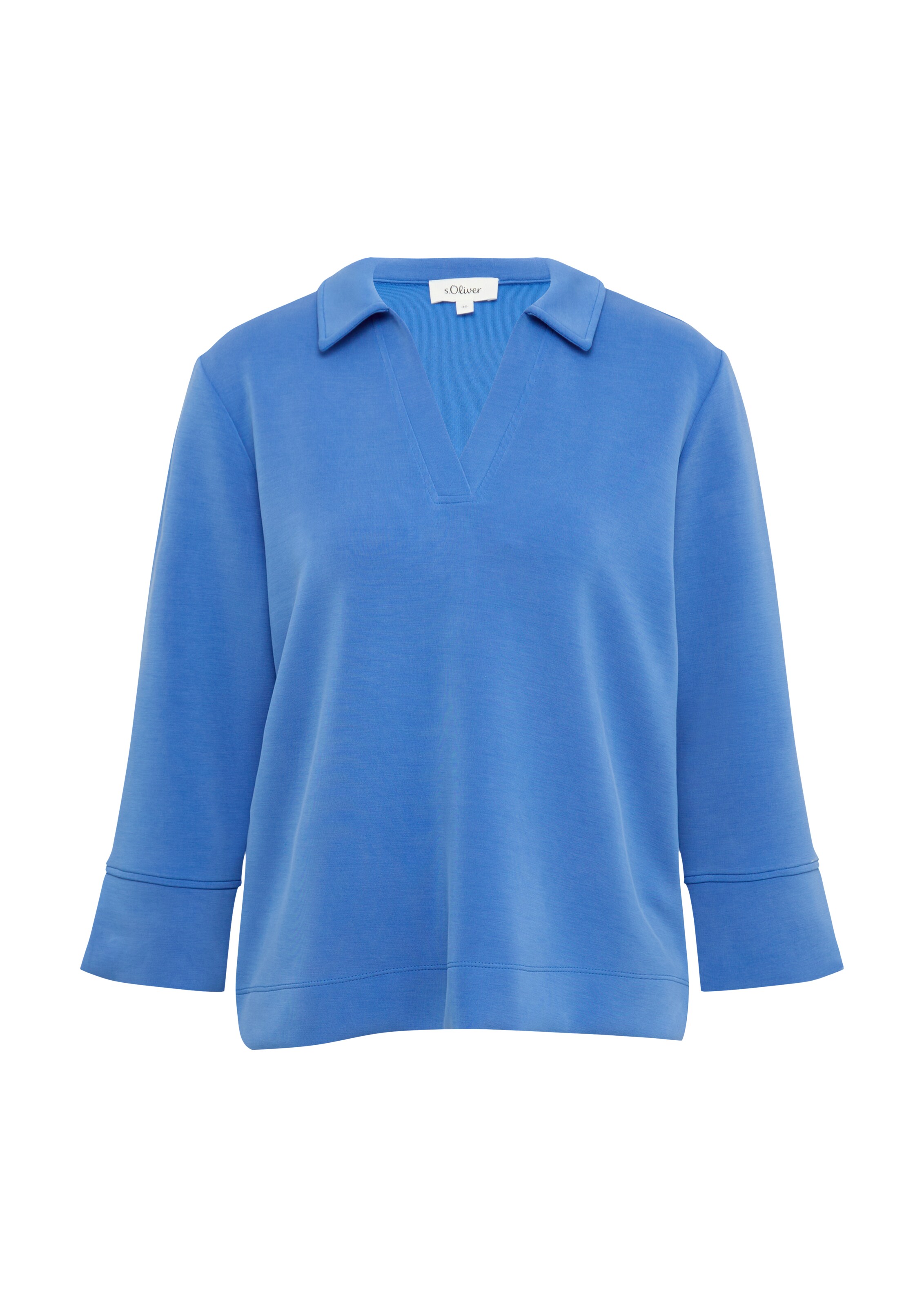 Sweat-shirt s.Oliver en bleu : devant