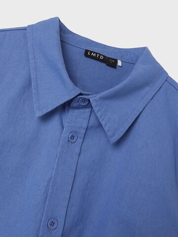 NAME IT Comfort fit Button Up Shirt in Blue