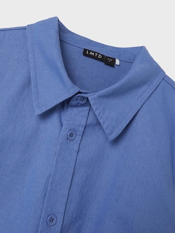 NAME IT Comfort fit Button Up Shirt in Blue