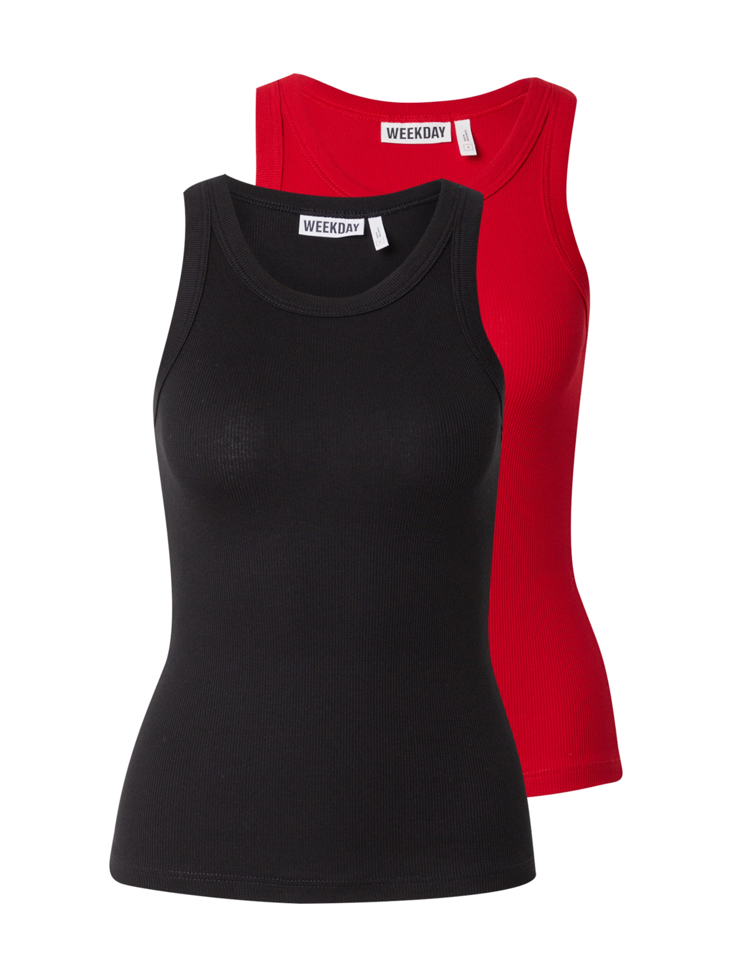 WEEKDAY Top – červená: přední strana
