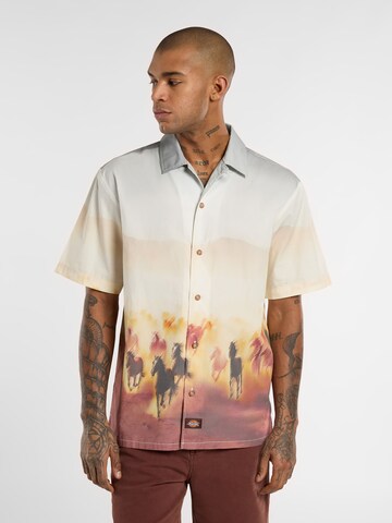 DICKIES Comfort fit Button Up Shirt 'Running Wild' in Mixed colors: front