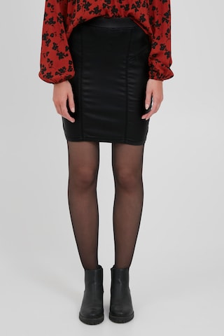 b.young Rok 'BYKIKO SKIRT 3' in Zwart: voorkant