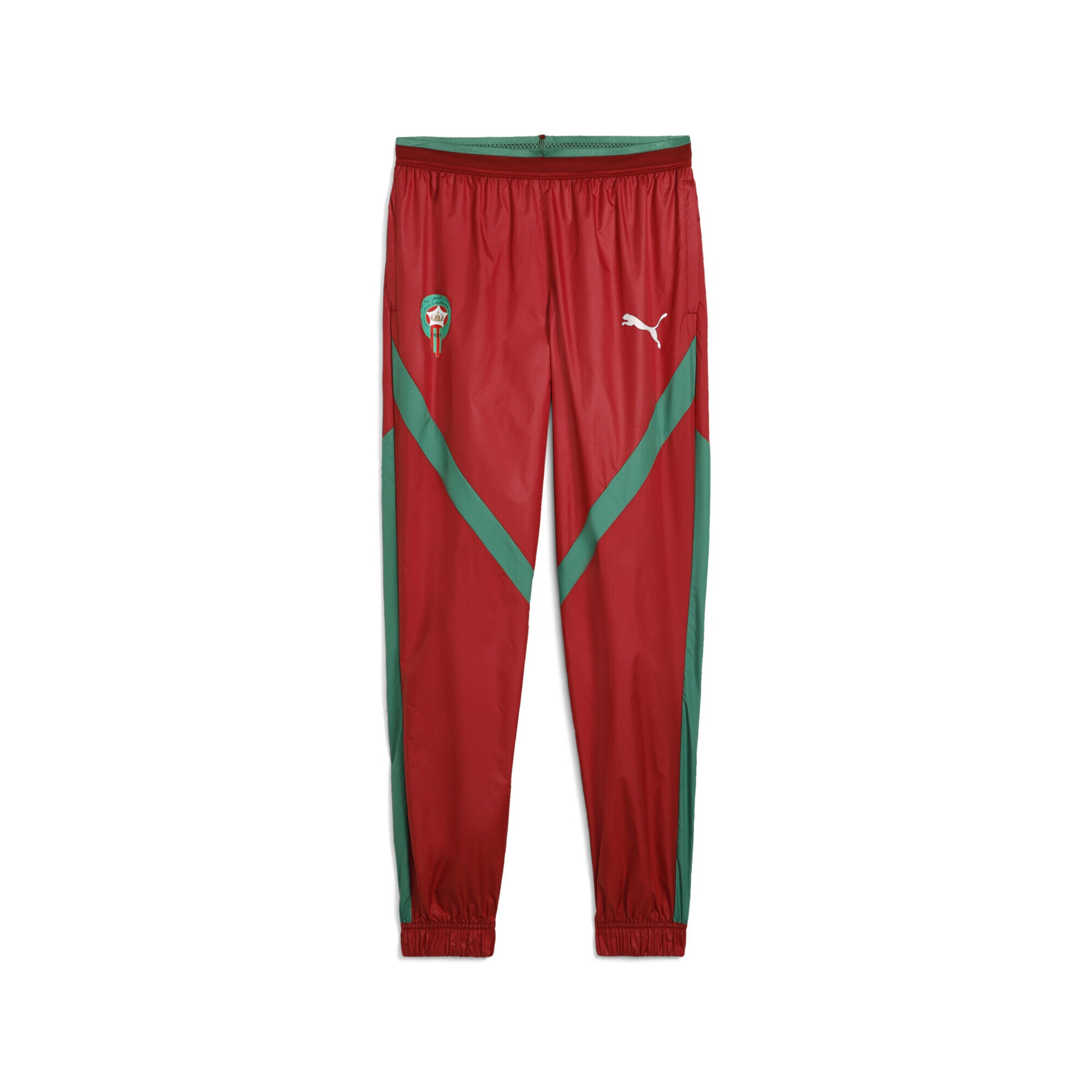 PUMA Tapered Sporthose 'Marokko' in Rot: Vorderseite
