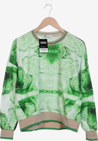 SELECTED Sweatshirt & Zip-Up Hoodie in XL in Green: front