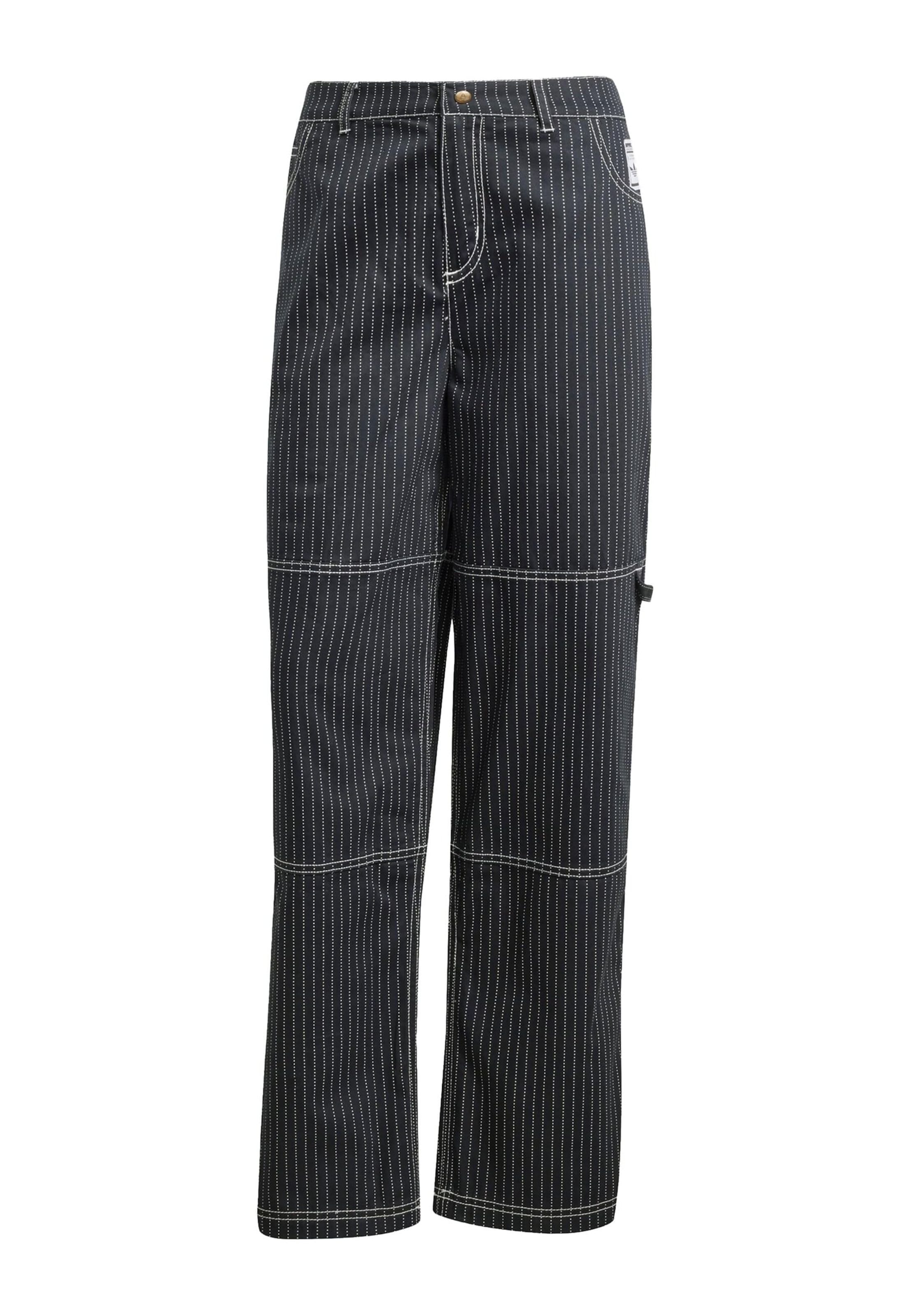 Loosefit Pantaloni di ADIDAS ORIGINALS in grigio: frontale