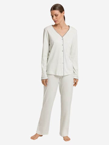 Hanro Pyjama 'Una' in Grün