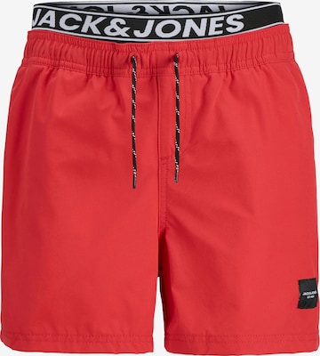 Jack & Jones Junior Плавательные шорты 'JPSTMaui' в Красный: спереди