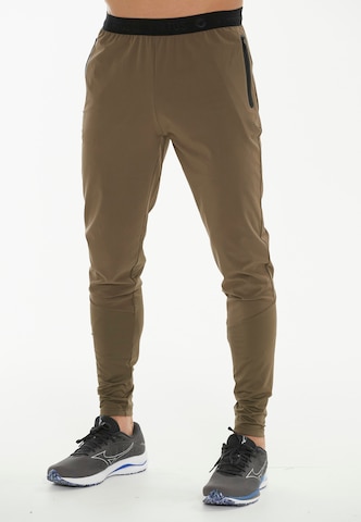 Virtus Tapered Workout Pants ' BLAG V2 M' in Brown: front