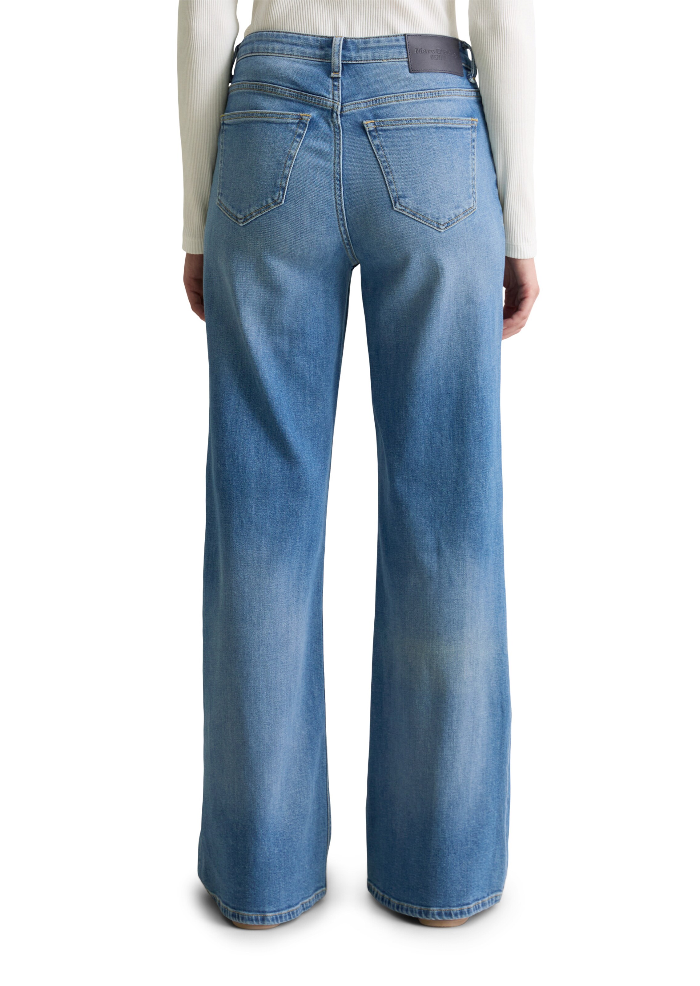 Marc O'Polo DENIM Flared Jeans in Blauw