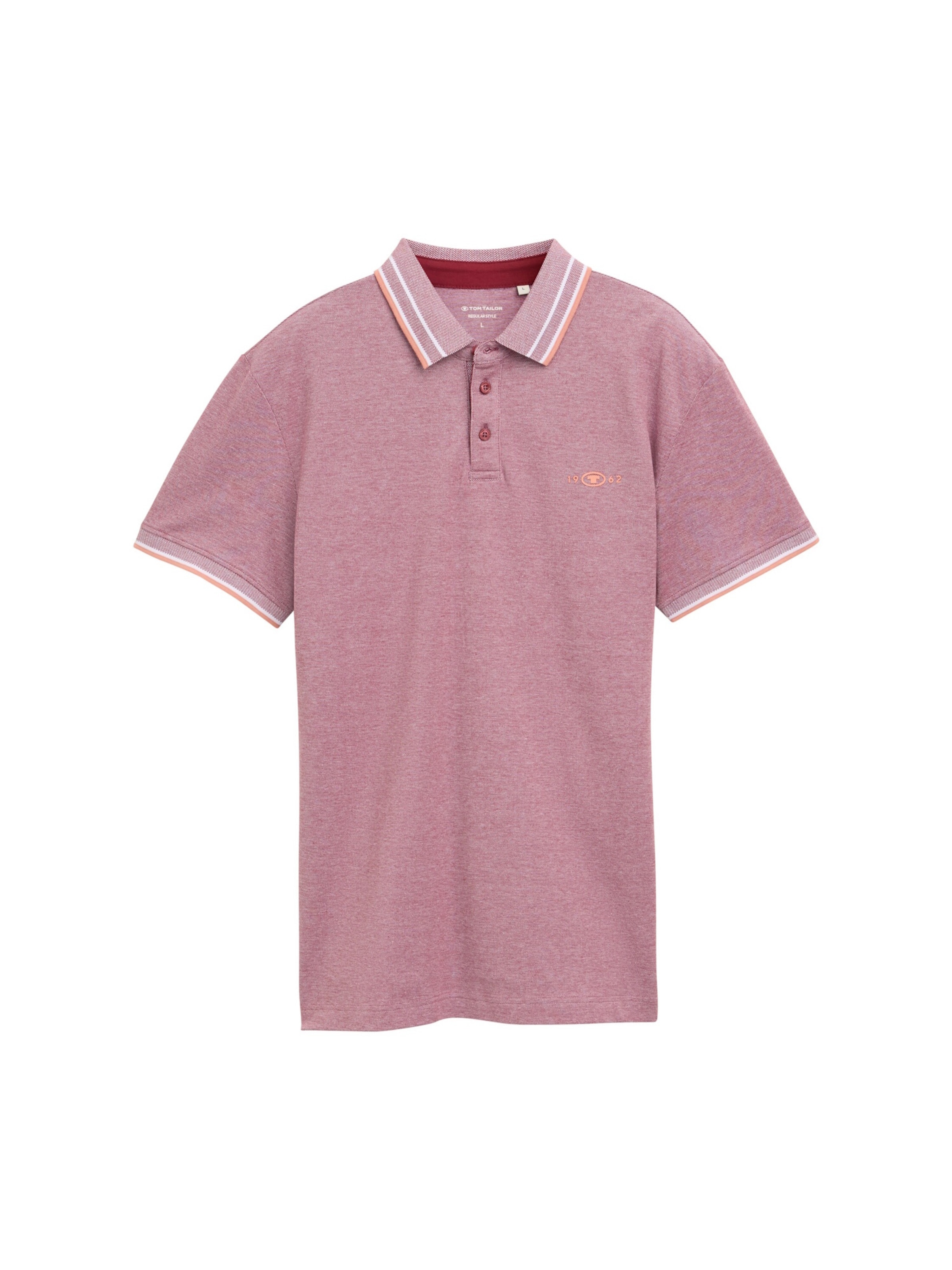 TOM TAILOR Футболка в Ярко-розовый: спереди