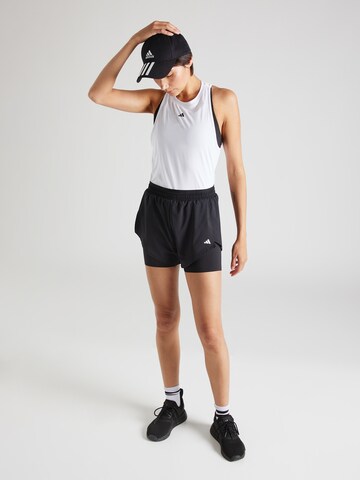 ADIDAS PERFORMANCE Sportovní top 'Designed for Training' – bílá