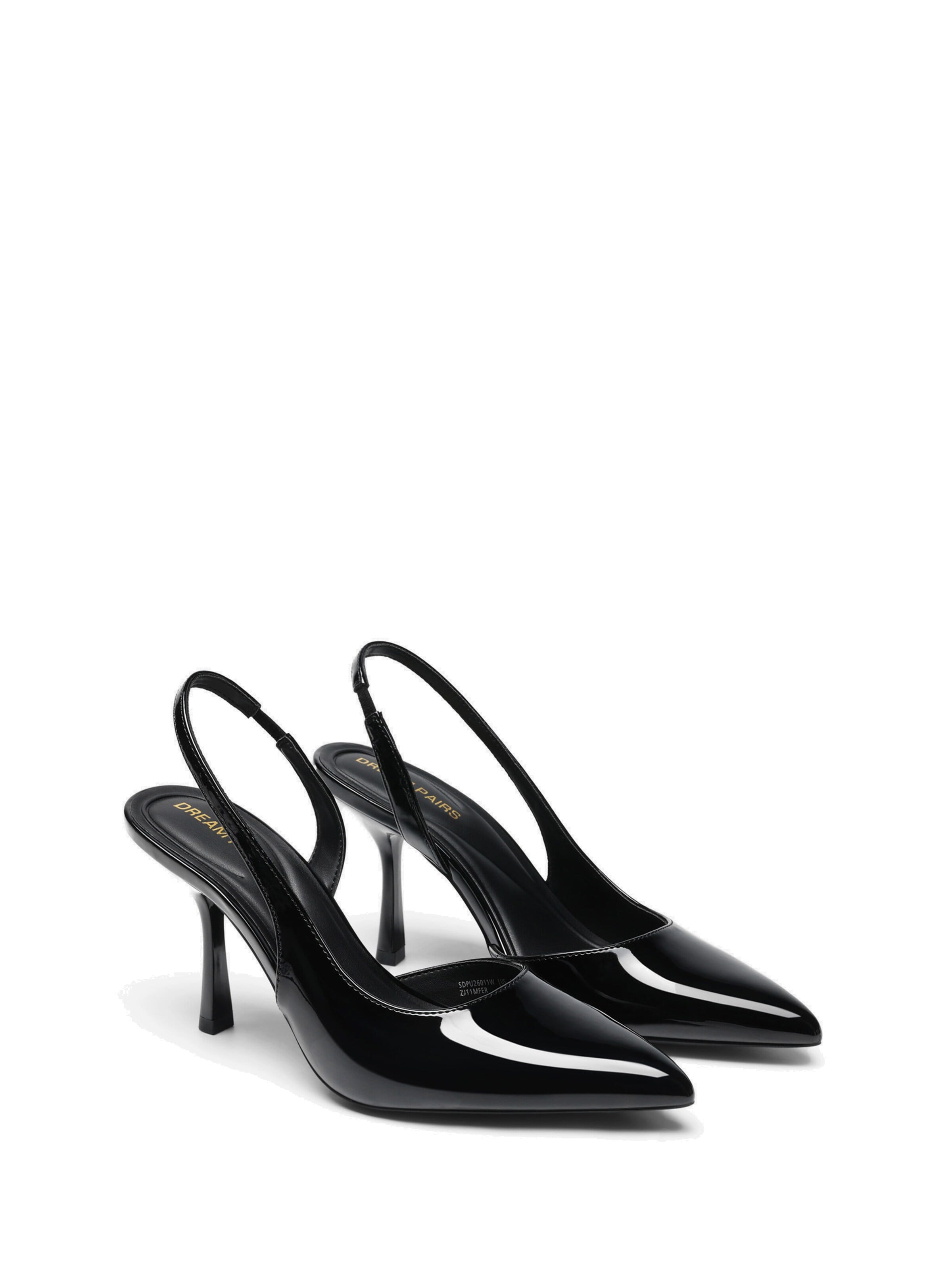 Dream Pairs Pumps 'Pumps Women's Slingback Pointed Toe Pump Heels' i svart