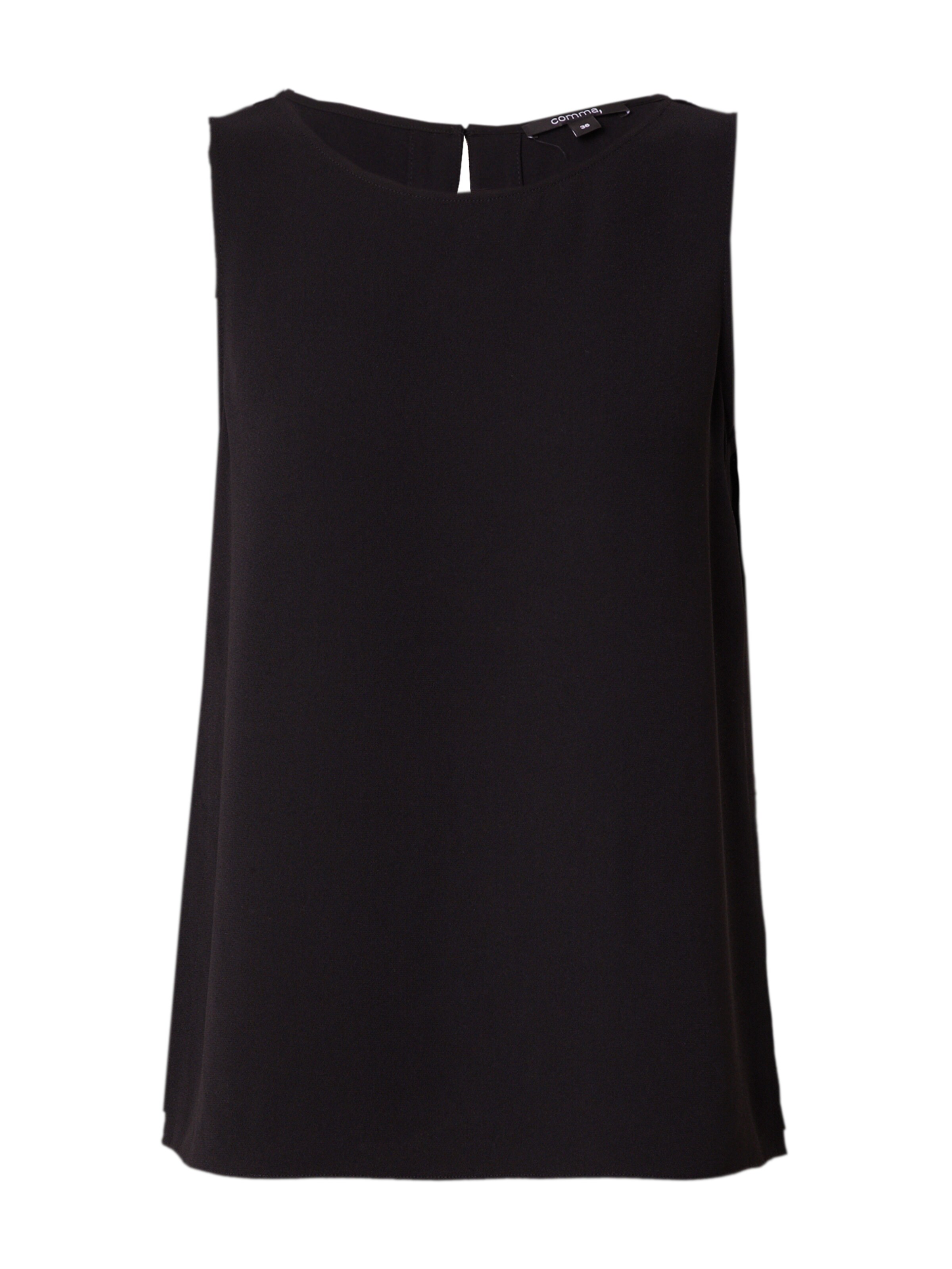 COMMA - Blusa em preto: frente