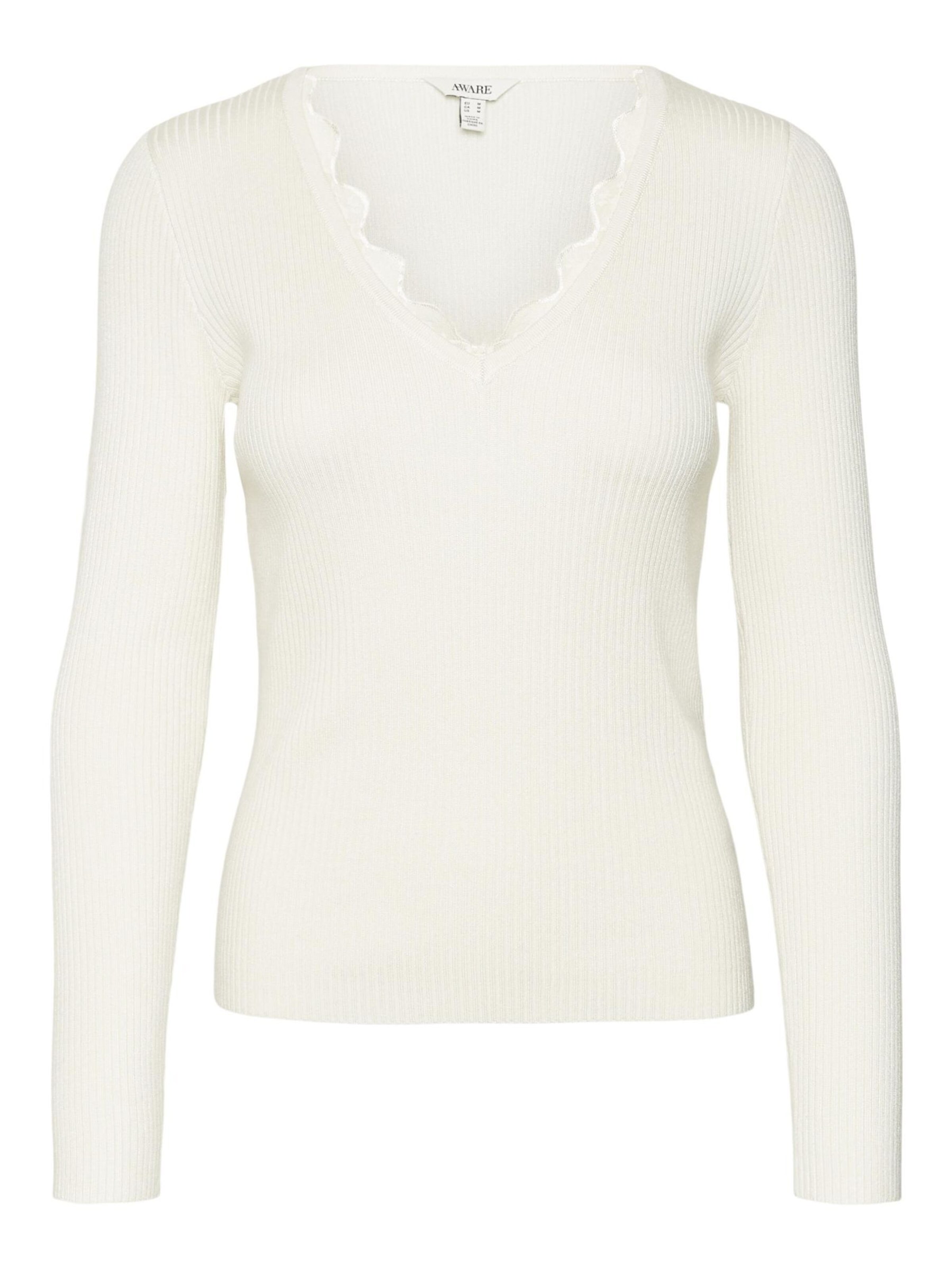 Pull-over VERO MODA en beige : devant