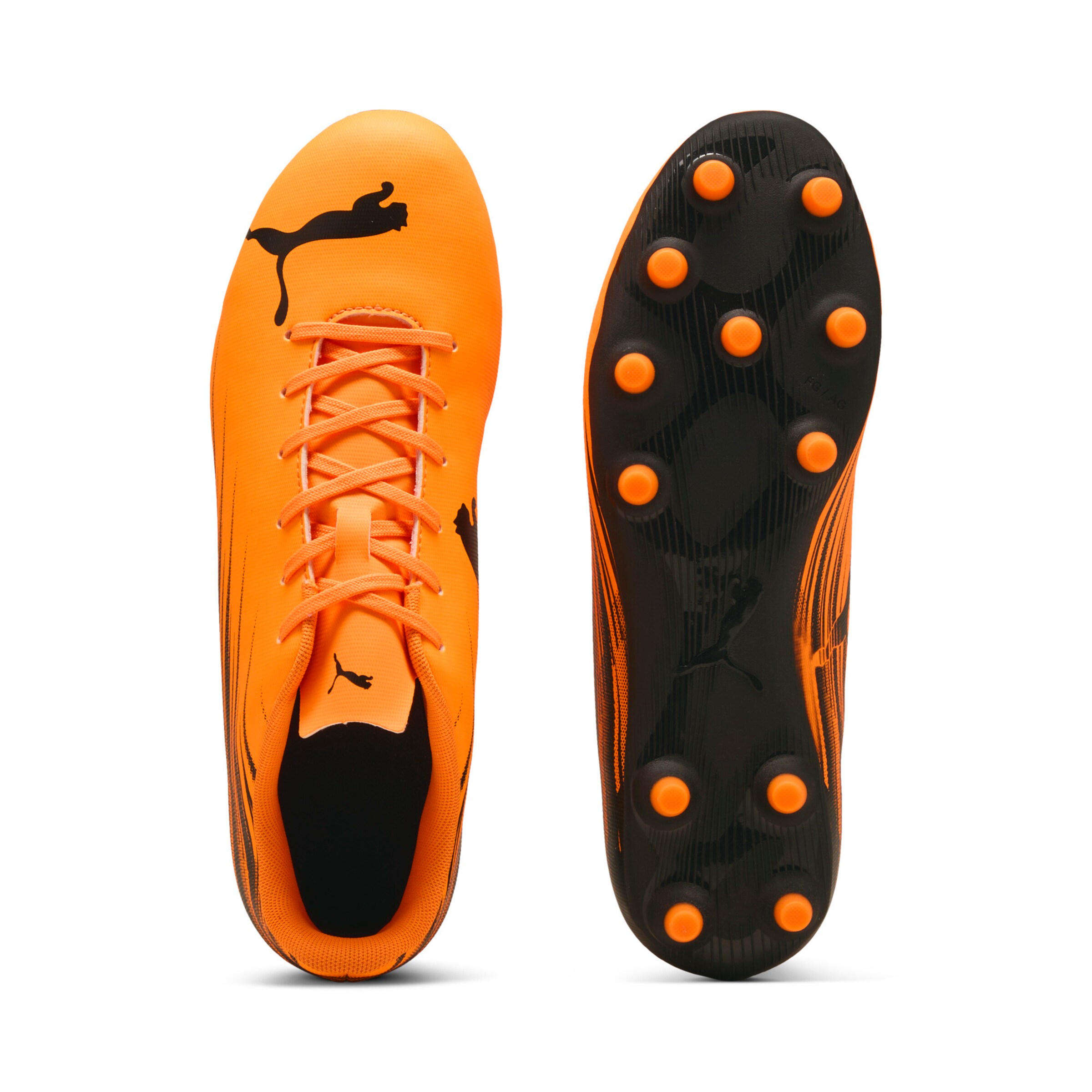 PUMA Soccer Cleats in Orange