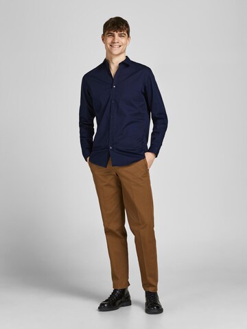 JACK & JONES Slim fit Overhemd 'Cardiff' in Blauw