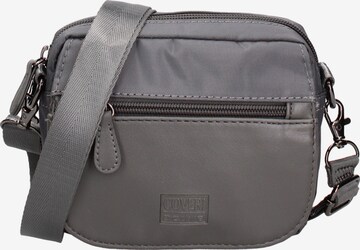 Borsa a tracolla 'Borsa a Tracolla Uomo PVC Chiusura Magnetica Tasche Zip 15x12x5cm' di Coveri Collection in grigio: frontale