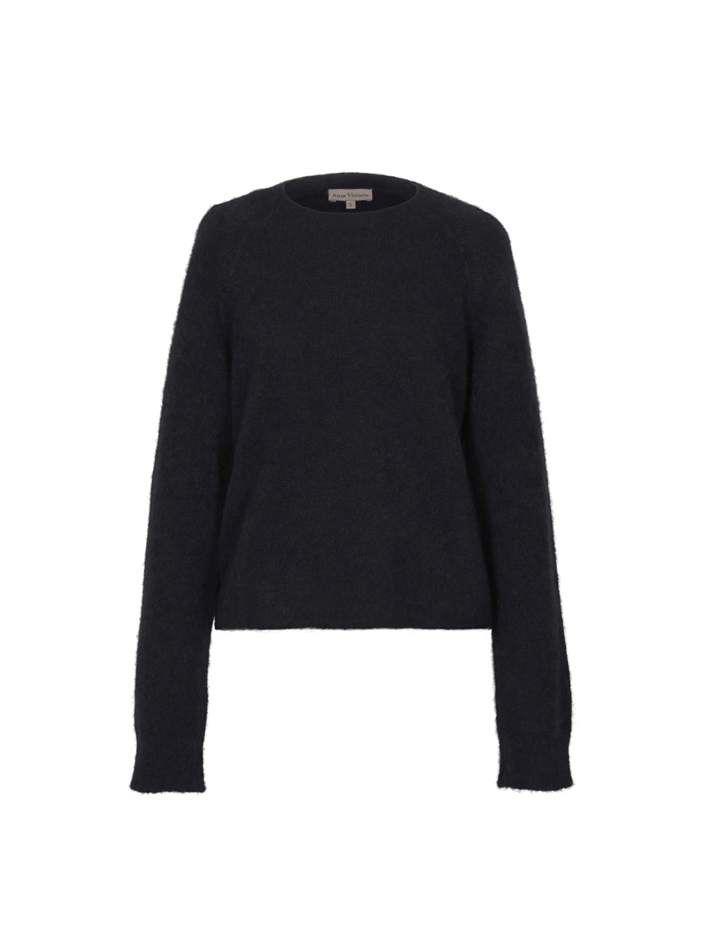 Pull-over 'Elaine' Anse Victorin en noir : devant