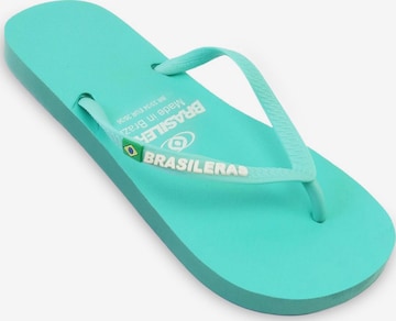 Brasileras - Sandalias de dedo 'Classic SS19' en azul: frente