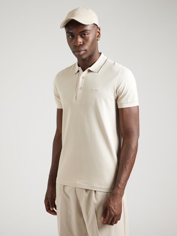 BOSS - Camiseta 'Paule 4' en beige: frente