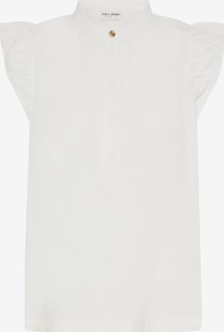 Chemisier 'CLEO' Pulz en blanc : devant