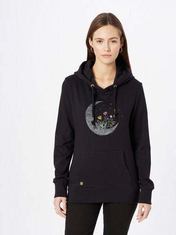 Ragwear Sweatshirt 'BERIT' in Black: front
