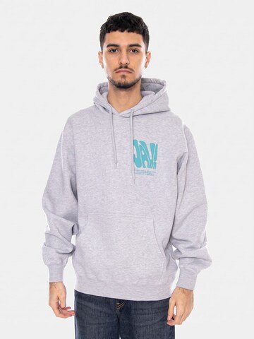 EDWIN Sweatshirt 'United We Stand Hoodie Sweat -- Grey Men's Hoodie' i grå