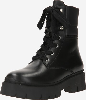 HUGO Lace-Up Ankle Boots 'Kris' in Black: front