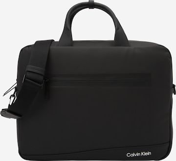 Calvin Klein PC-veske i svart: forside