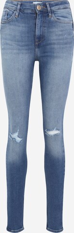 River Island Tall Skinny Jeans in Blue: front