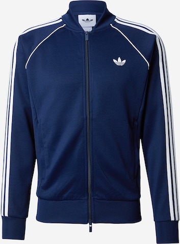 mėlyna ADIDAS ORIGINALS Demisezoninė striukė 'SST TT': priekis