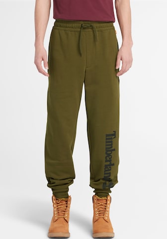 TIMBERLAND Loose fit Pants in Green: front