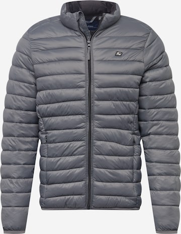 BLEND Winter Jacket 'Romsey' in Grey: front