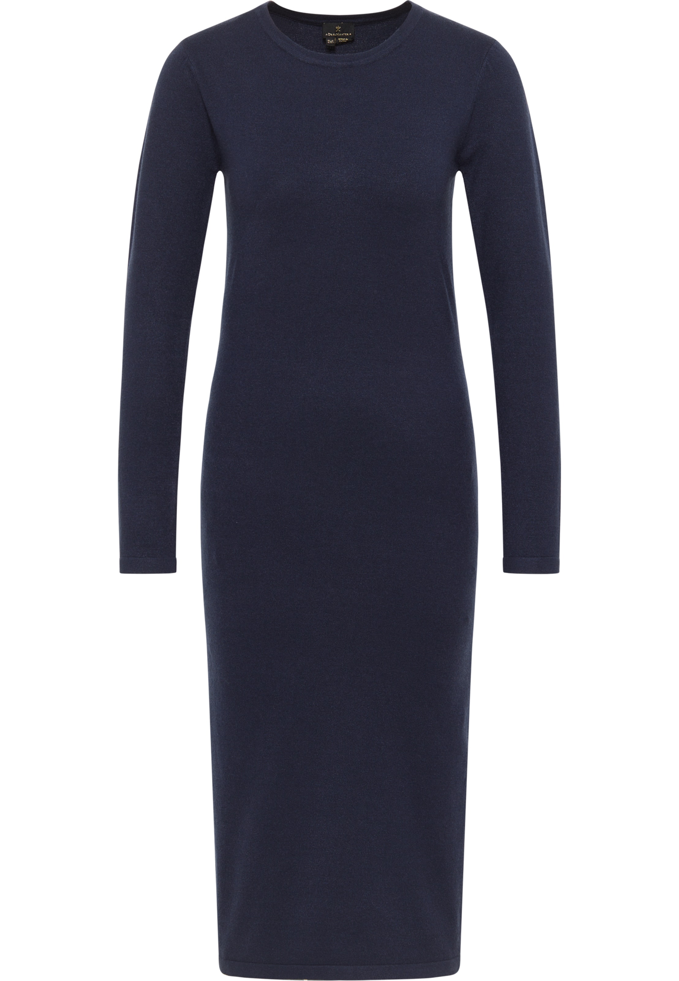 DreiMaster Klassik Strickkleid in Blau: Vorderseite