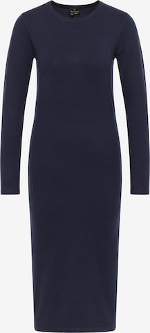 DreiMaster Klassik - Vestido de punto en azul: frente