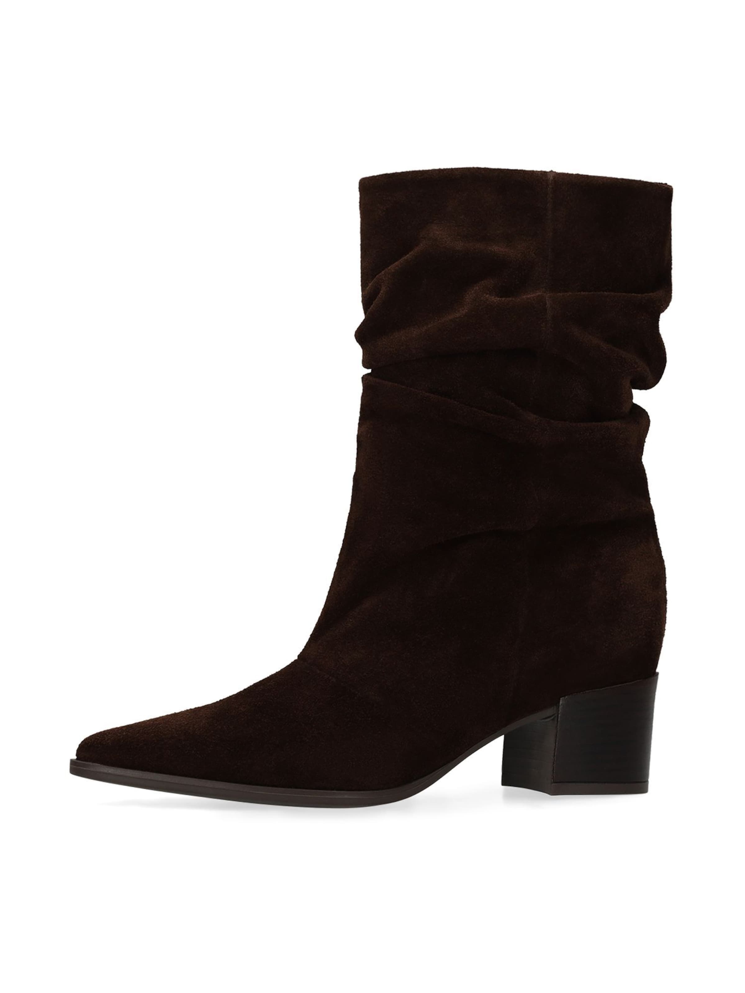 MANFIELD Bottines en 36 en marron, Vue avec produit