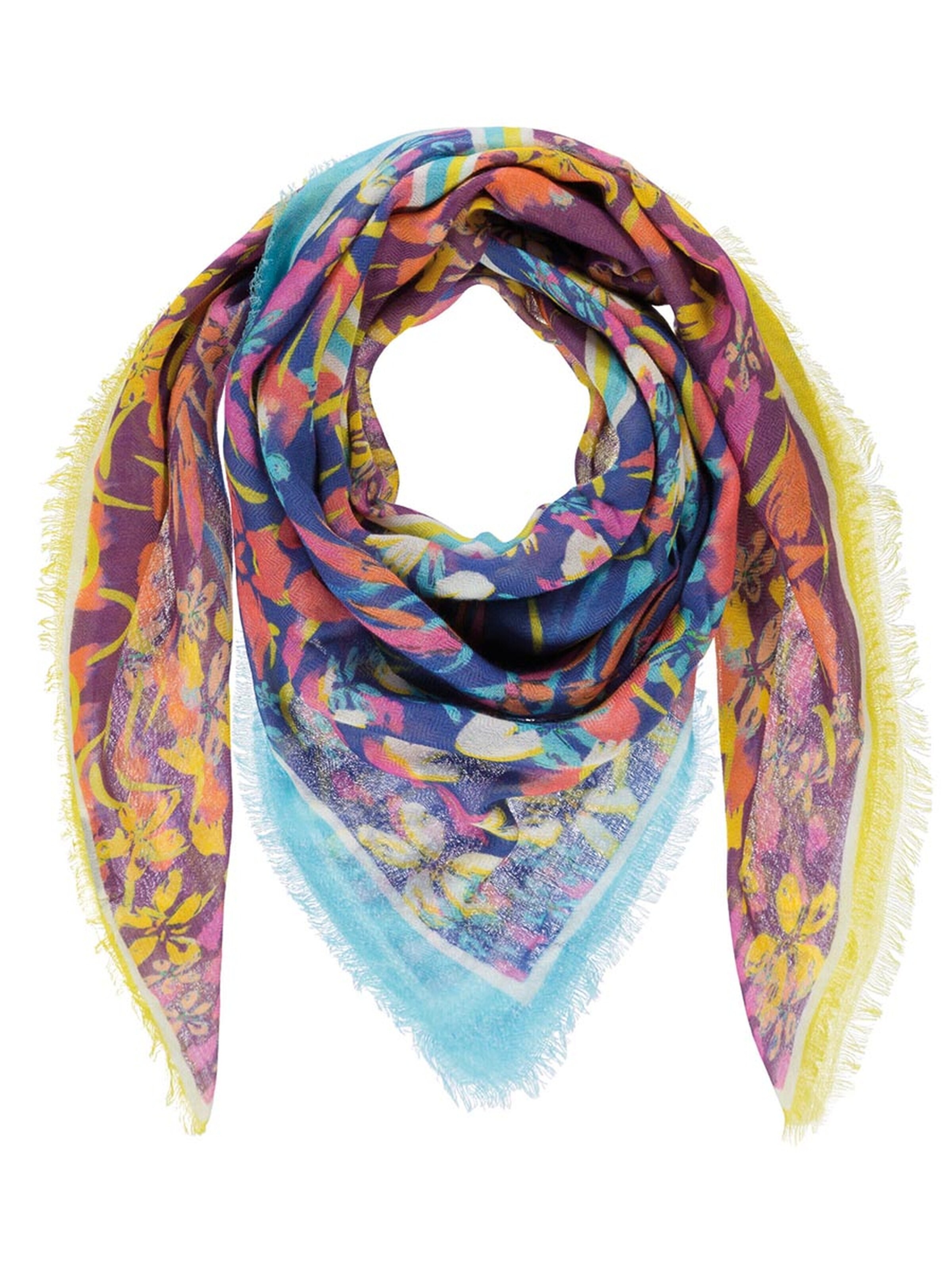 Passigatti Wrap 'Tuch mit digitalem Druck' in Mixed colors: front