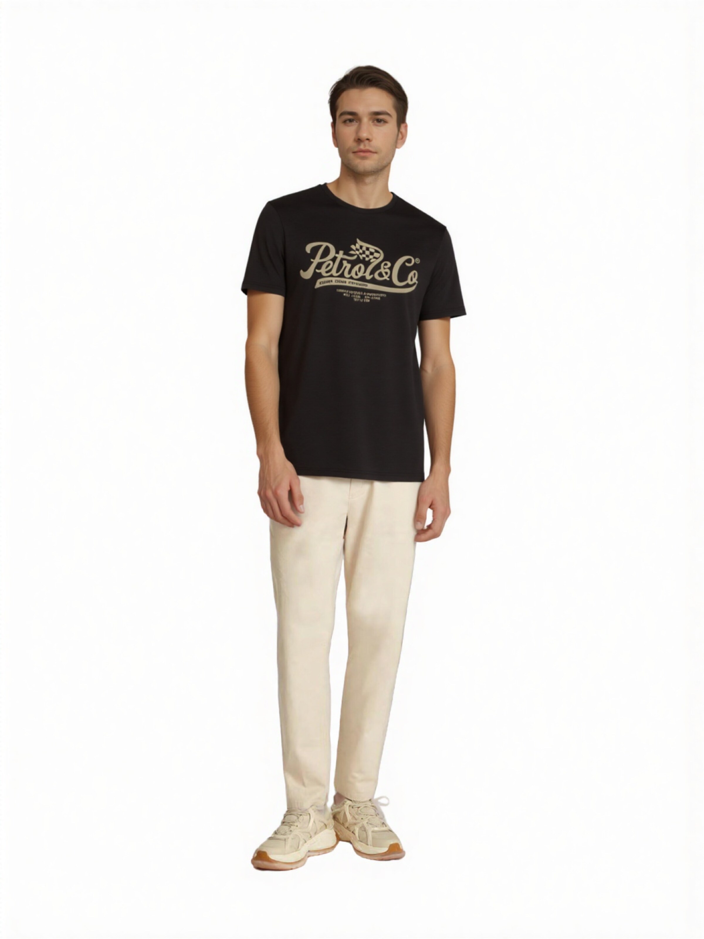 Petrol Industries T-Shirt in Schwarz