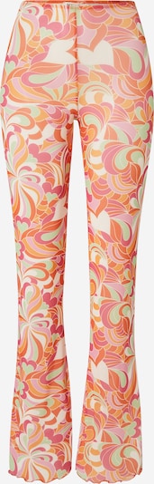 Pantaloni NLY by Nelly di colore menta / arancione / rosa / bianco, Visualizzazione prodotti
