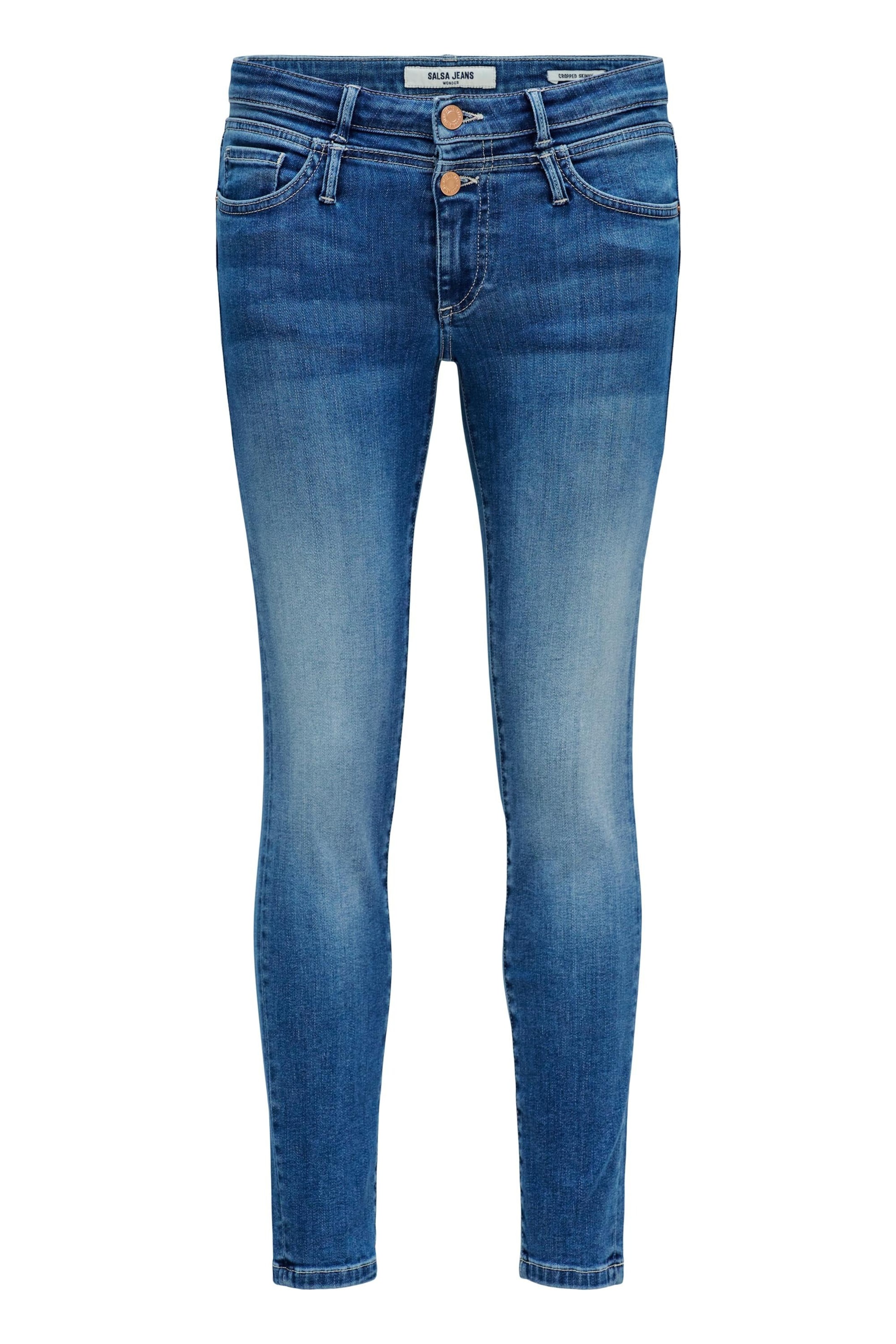 Salsa Jeans Skinny Jeans 'Wonder' in Blauw: voorkant