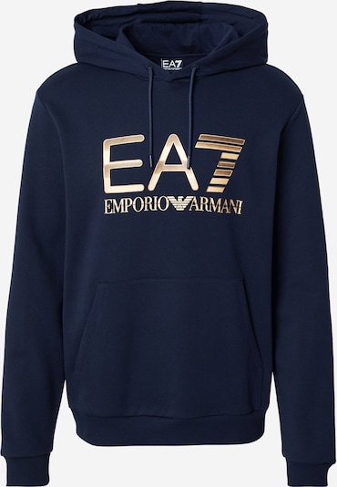 EA7 Emporio Armani Pulover u morsko plava / zlatna, Pregled proizvoda