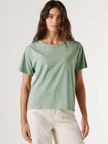 T-shirt 'Mia' Pepe Jeans en vert : devant
