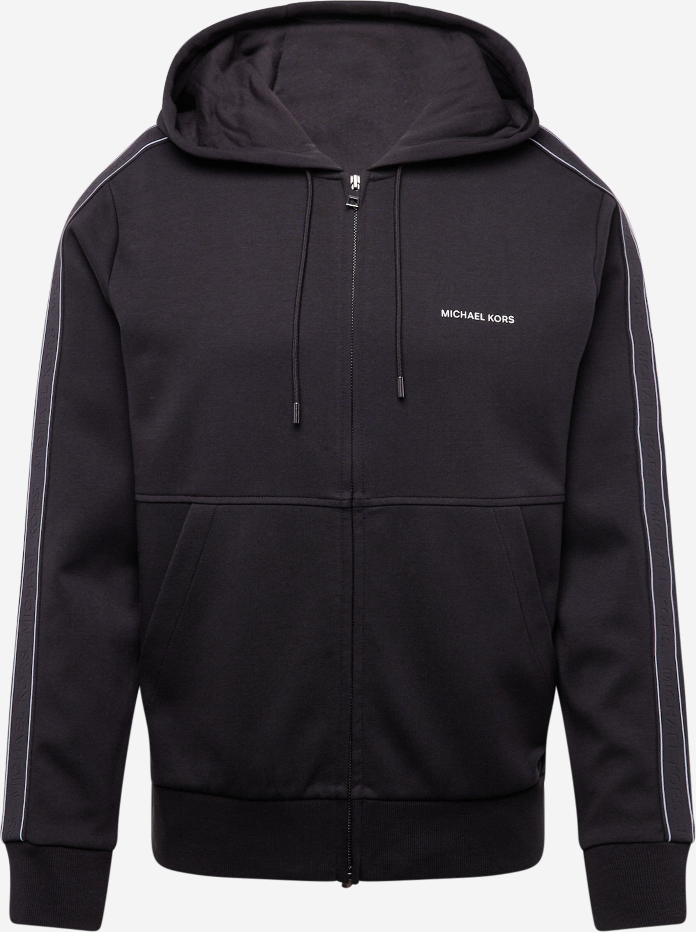 トップス MICHEL KLEIN strip double zip hoodie 46 6c50276e5041c9f570631b2b67f09c