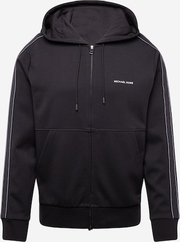 MICHAEL KORS ZIP UPパーカー Michael Kors Zip-Up Hoodie in Black | ABOUT YOU